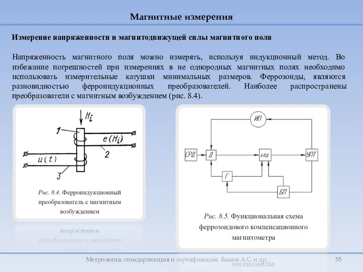 Метрология, стандартизация и сертификация. Быков А.С. и др. Измерение напряженности и