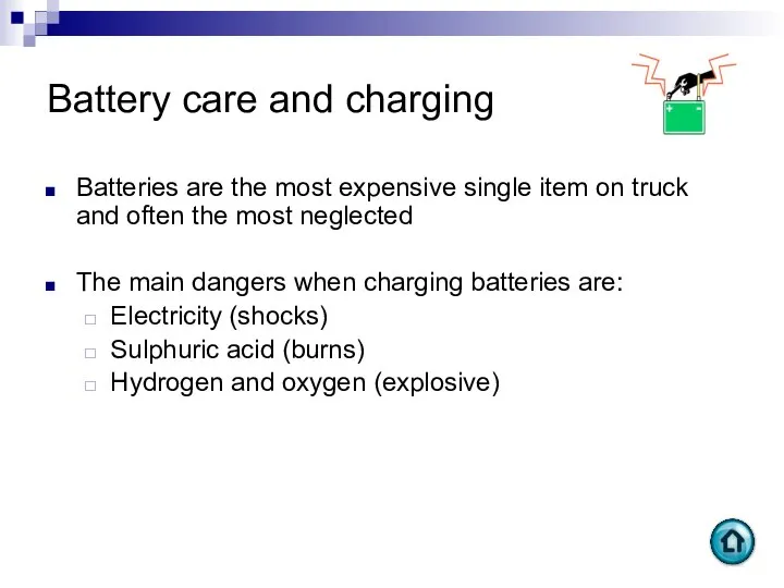 Battery care and charging Batteries are the most expensive single item