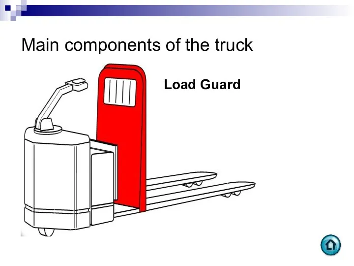 Main components of the truck Load Guard