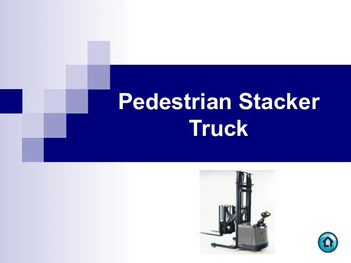 Pedestrian Stacker Truck