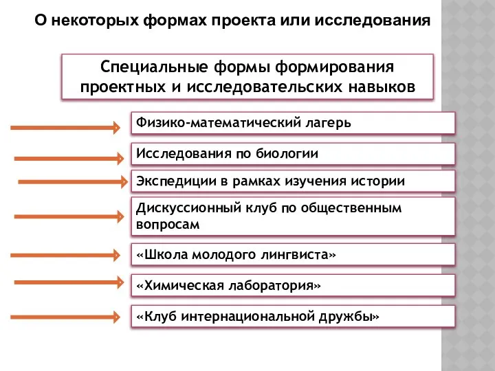 Физико-математический лагерь Исследования по биологии Экспедиции в рамках изучения истории Дискуссионный