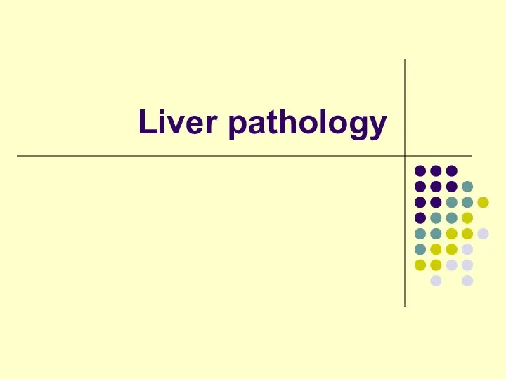 Liver pathology