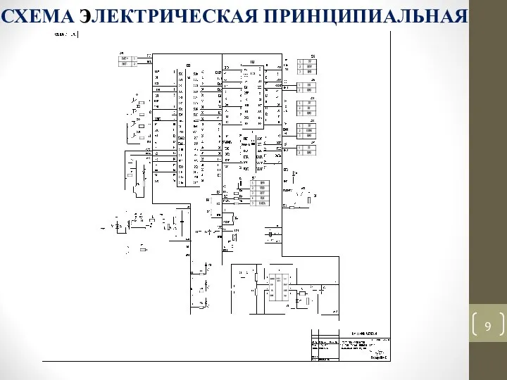 СХЕМА эЛЕКТРИЧЕСКАЯ ПРИНЦИПИАЛЬНАЯ