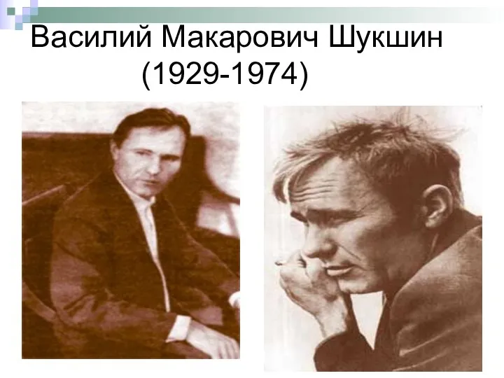 Василий Макарович Шукшин (1929-1974)