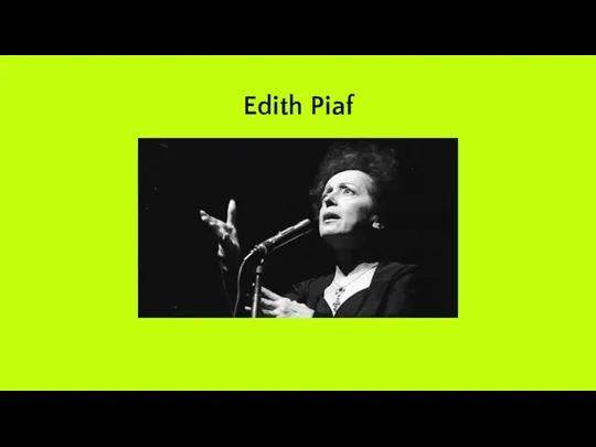 Edith Piaf