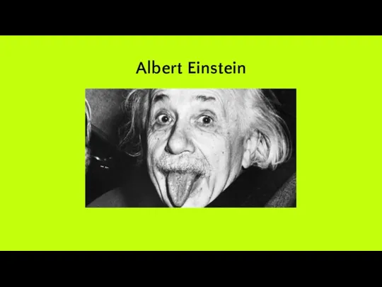 Albert Einstein