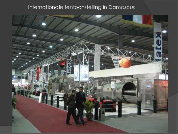 Internationale tentoonstelling in Damascus