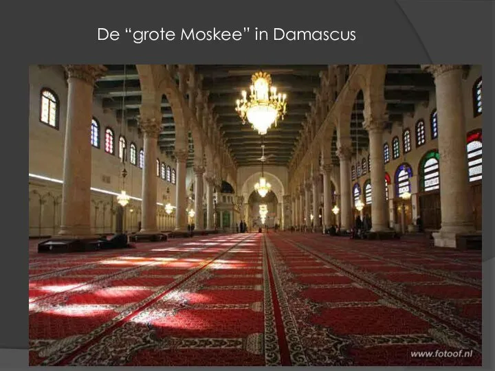 De “grote Moskee” in Damascus