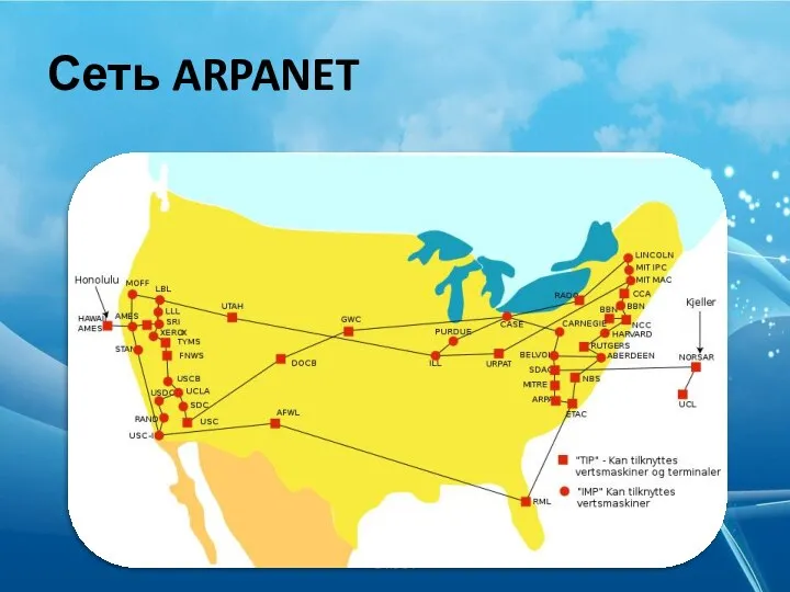 3 из 14 Сеть ARPANET