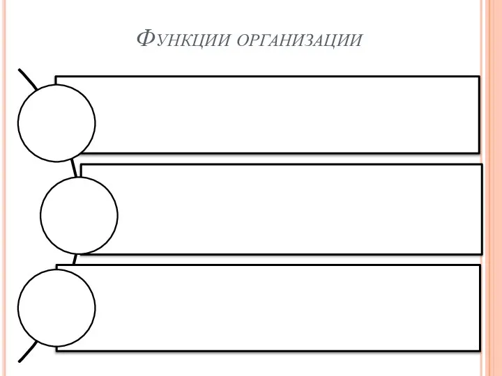 Функции организации