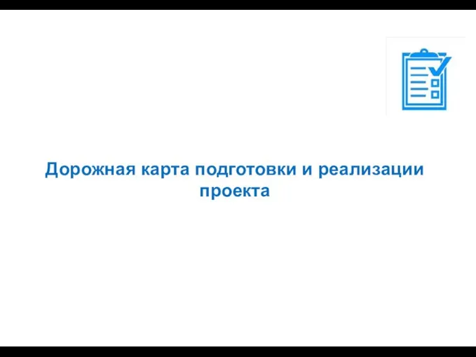 Дорожная карта подготовки и реализации проекта