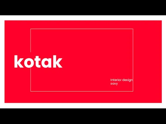 kotak Interior design savy