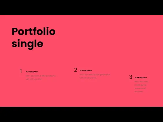 Portfolio single 2 YOUR BRAND Don't you want a little gorilla