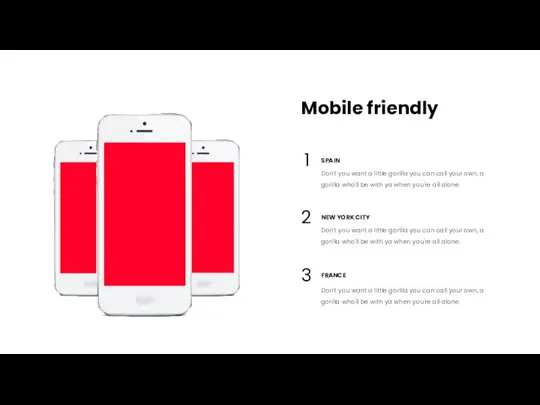 Mobile friendly 1 SPAIN 2 NEW YORK CITY 3 FRANCE Don't