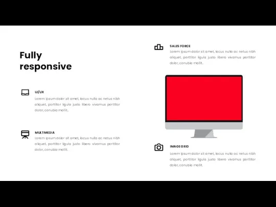 Fully responsive Lorem ipsum dolor sit amet, lacus nulla ac netus