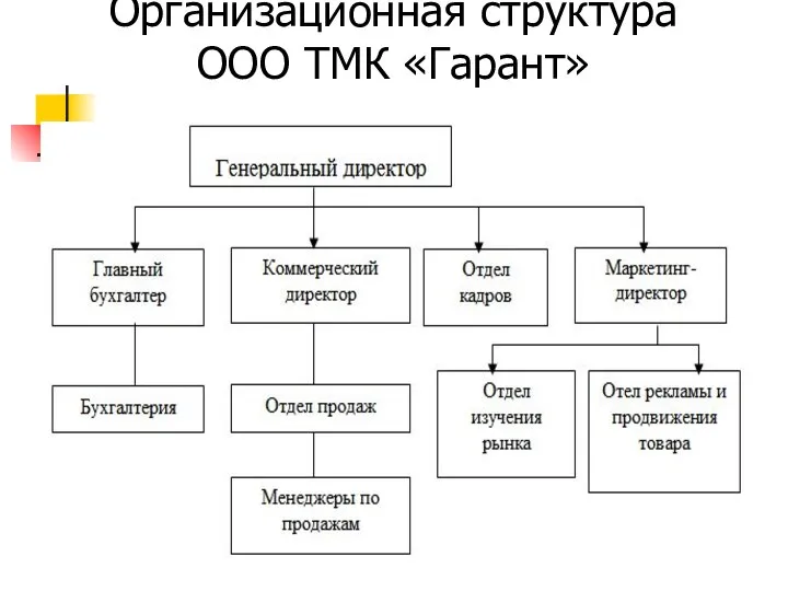 \ Организационная структура ООО ТМК «Гарант»