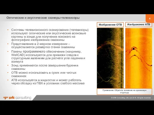 Оптические и акустические сканеры-телевизоры Изображение ОТВ Изображение АТВ Примечание: Обратите внимание