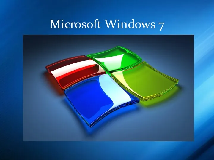 Microsoft Windows 7