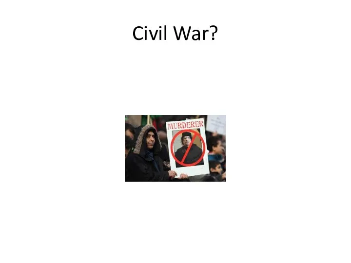 Civil War?