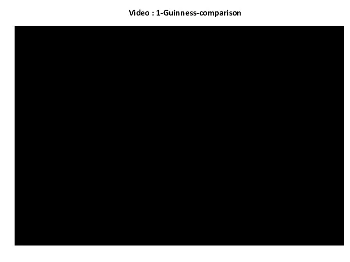 Video : 1-Guinness-comparison