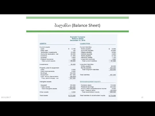 10/11/2017 ბალანსი (Balance Sheet)