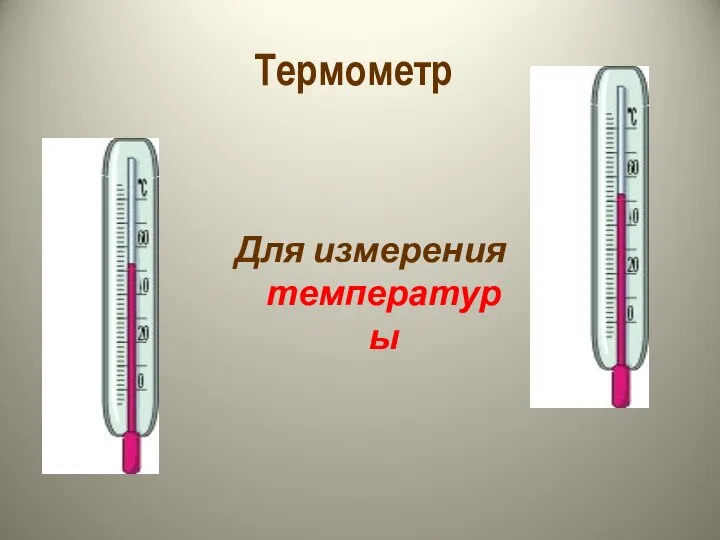 Термометр Для измерения температуры