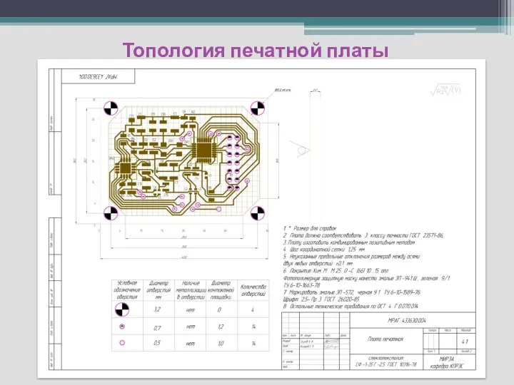 Топология печатной платы