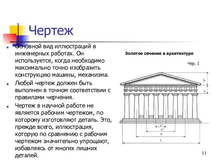 Чертеж Основной вид иллюстраций в инженерных работах. Он используется, когда необходимо