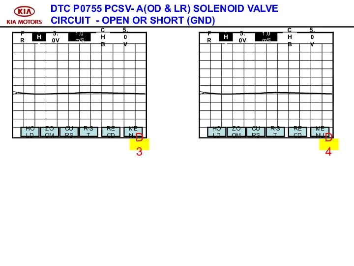 DTC P0755 PCSV- A(OD & LR) SOLENOID VALVE CIRCUIT - OPEN