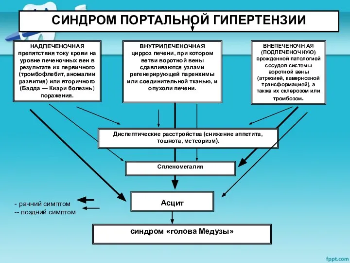 НАДПЕЧЕНОЧНАЯ препятствия току крови на уровне печеночных вен в результате их