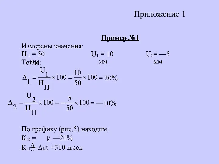 Приложение 1