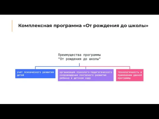 Комплексная программа «От рождения до школы»