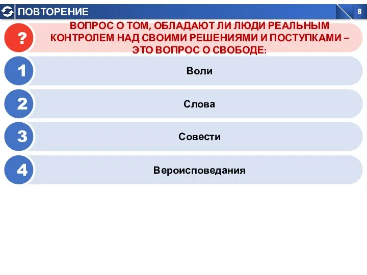 ВОПРОС О ТОМ, ОБЛАДАЮТ ЛИ ЛЮДИ РЕАЛЬНЫМ КОНТРОЛЕМ НАД СВОИМИ РЕШЕНИЯМИ