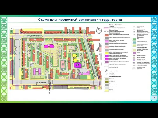 Схема планировочной организации территории 8 Ул. Худ