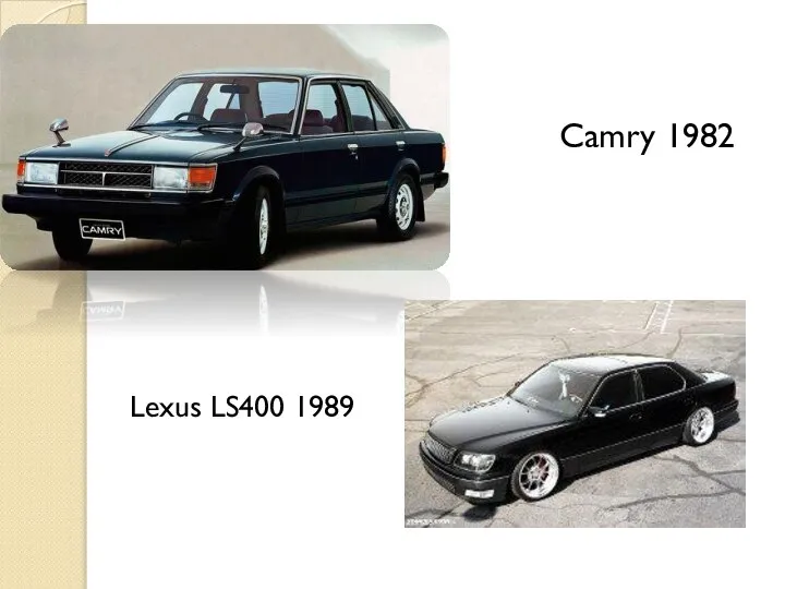 Camry 1982 Lexus LS400 1989