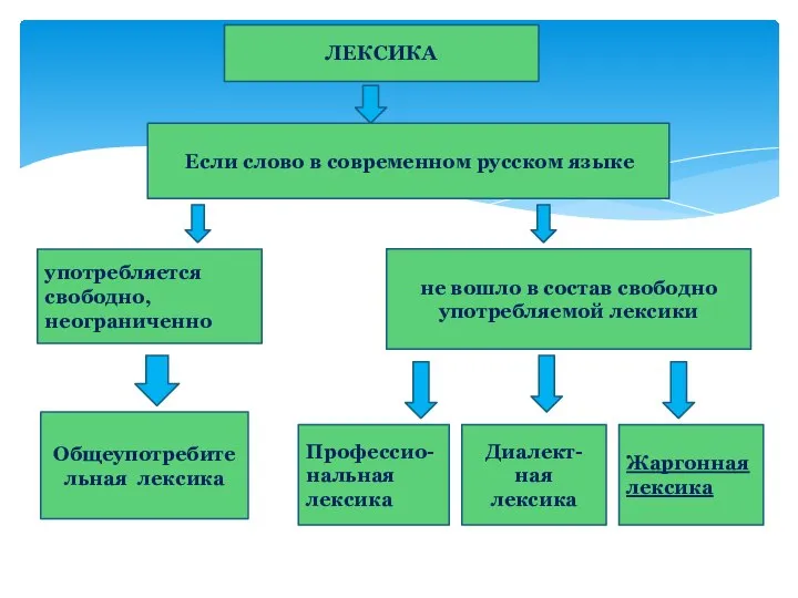 употребляется свободно, неограниченно не вошло в состав свободно употребляемой лексики Общеупотребительная