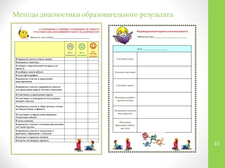 Методы диагностики образовательного результата