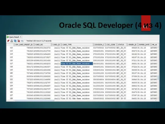 Oracle SQL Developer (4 из 4)