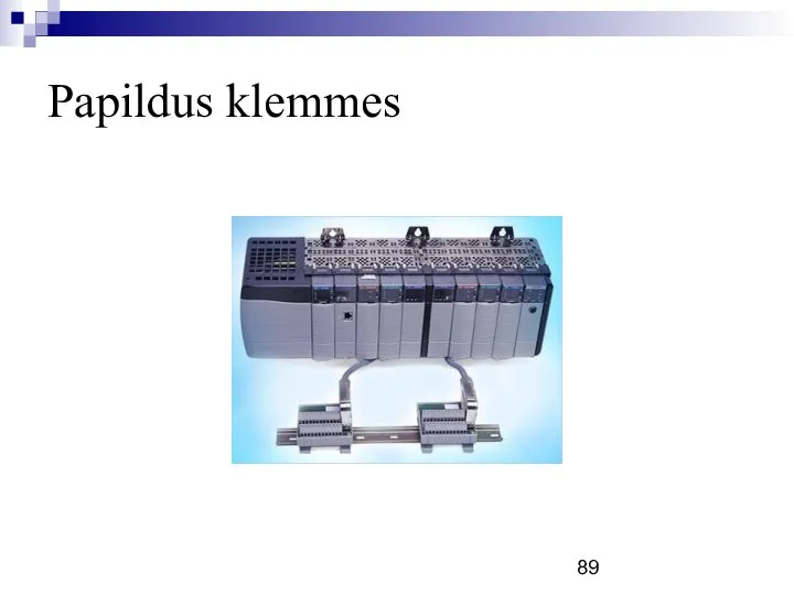 Papildus klemmes