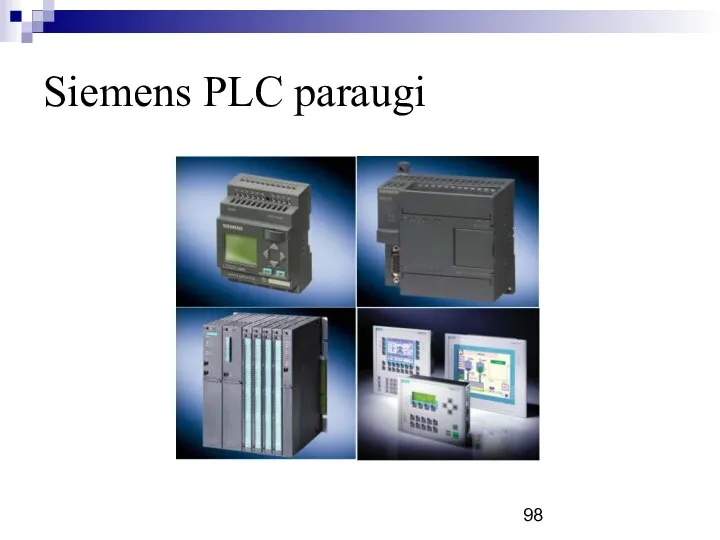 Siemens PLC paraugi