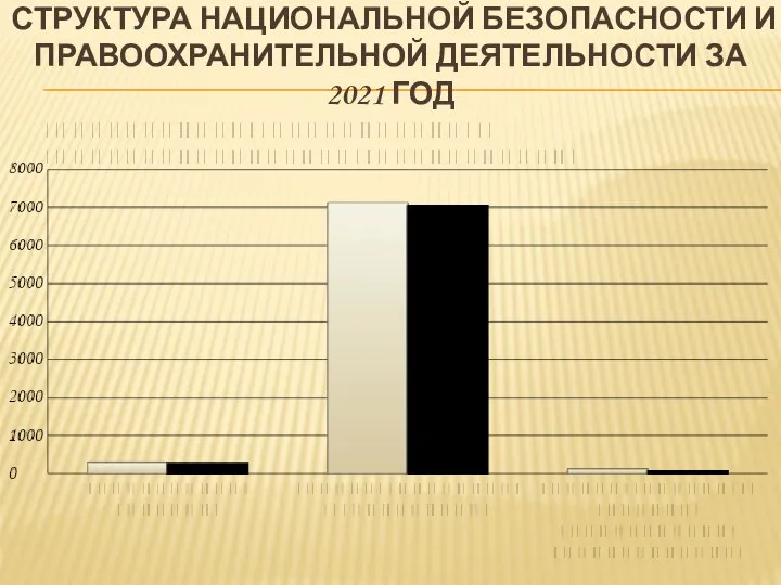 СТРУКТУРА НАЦИОНАЛЬНОЙ БЕЗОПАСНОСТИ И ПРАВООХРАНИТЕЛЬНОЙ ДЕЯТЕЛЬНОСТИ ЗА 2021 ГОД