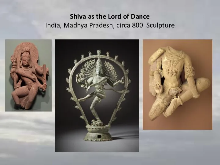 Shiva as the Lord of Dance India, Madhya Pradesh, circa 800 Sculpture