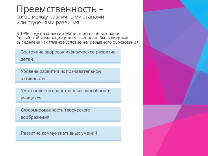 Развитие коммуникативных умений Сформированность творческого воображения Умственные и нравственные способности учащихся