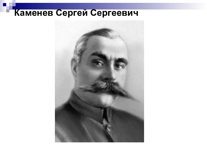 Каменев Сергей Сергеевич