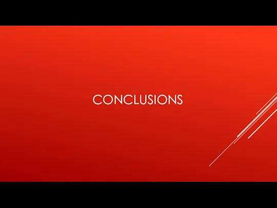 CONCLUSIONS