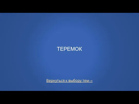 Вернуться к выбору тем→ ТЕРЕМОК