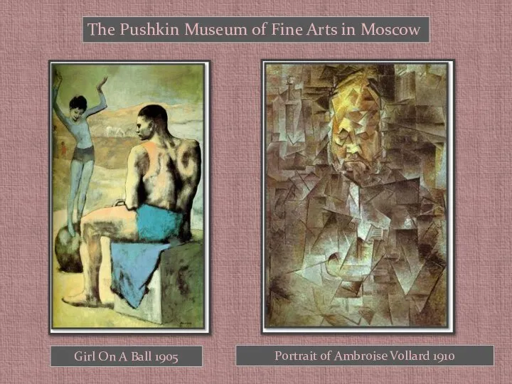 The Pushkin Museum of Fine Arts in Moscow Girl On A