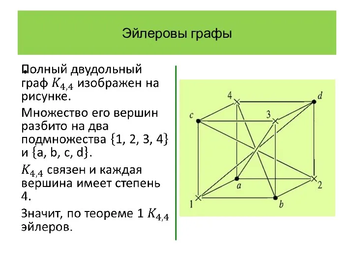 Эйлеровы графы