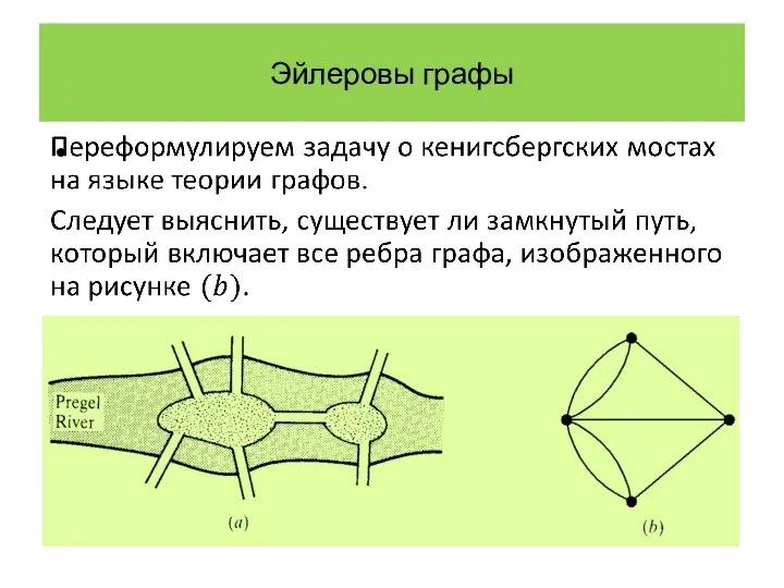 Эйлеровы графы