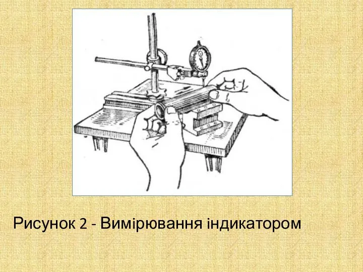 Рисунок 2 - Вимiрювання iндикатором